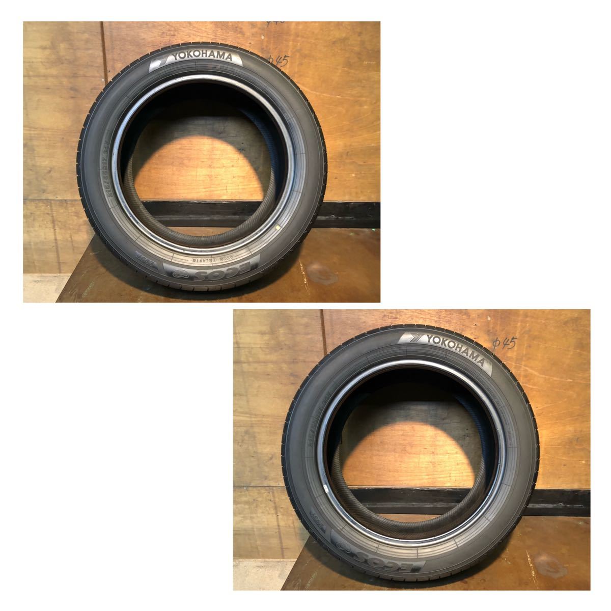 在庫処分 215/55R17 ヨコハマ ECOS ES31 18年製【038B1718Y2】着払い