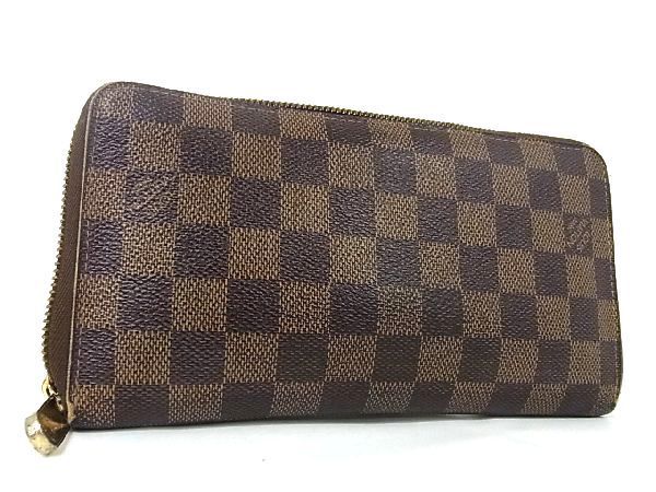 1円 LOUIS VUITTON ヴィトン N60003 ダミエ ジッピーオーガナイザー 