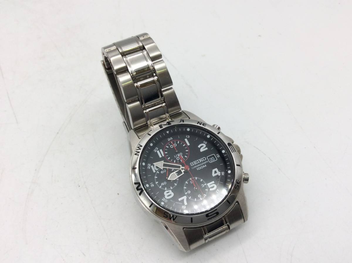 1813 SEIKO セイコー クロノグラフ 7T92-0DX0 クォーツ メンズ 腕時計 