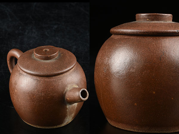 中国宜興　急須　茶器　煎茶道具　湯呑 急須 煎茶道具 朱泥 茶器 中国茶 煎茶 横手紫砂 ☆中国宜興 煎茶道具