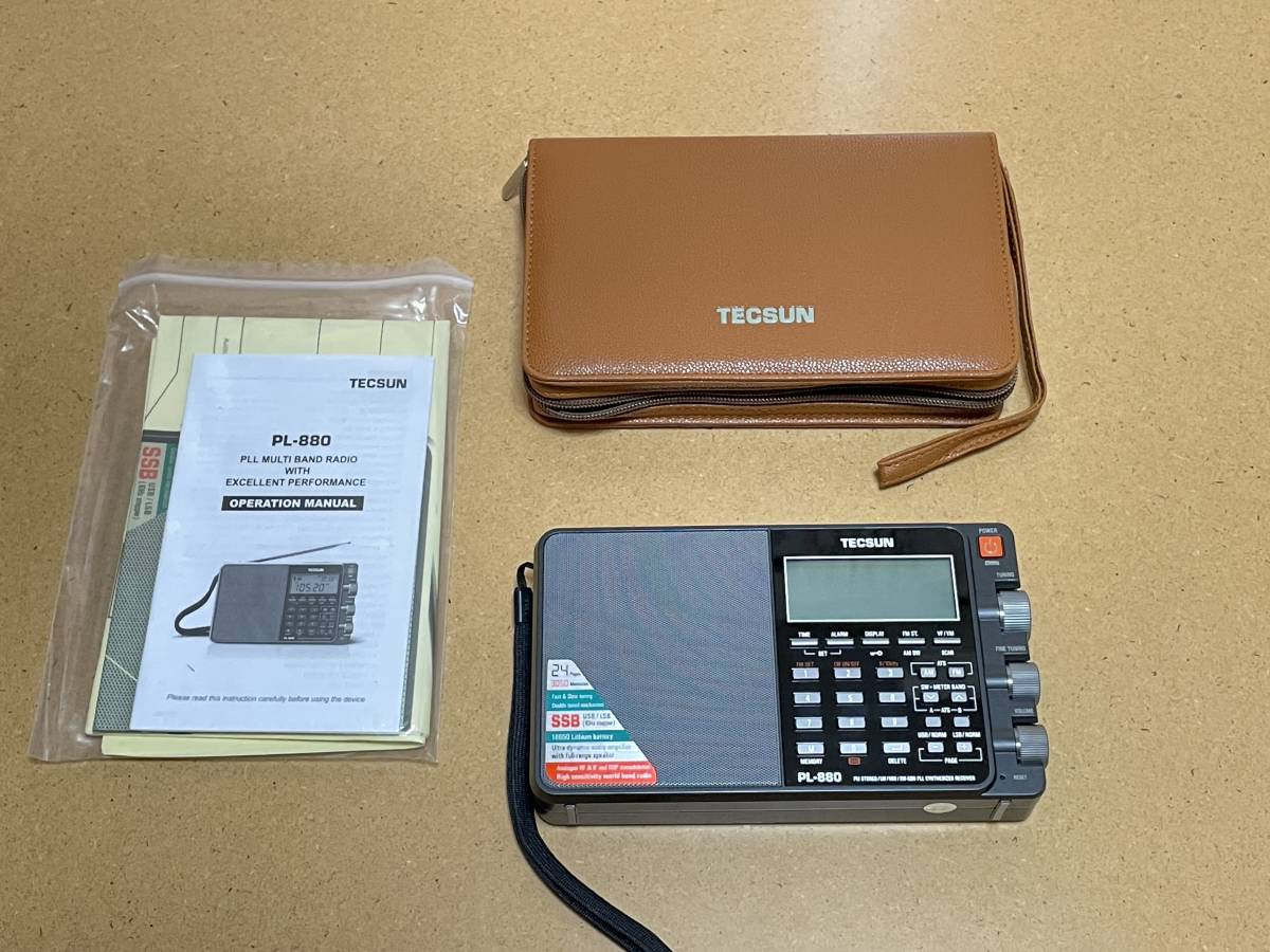 PL-880 TECSUN Portable Tecsun PLL Shortwave Radio PL880 Dual