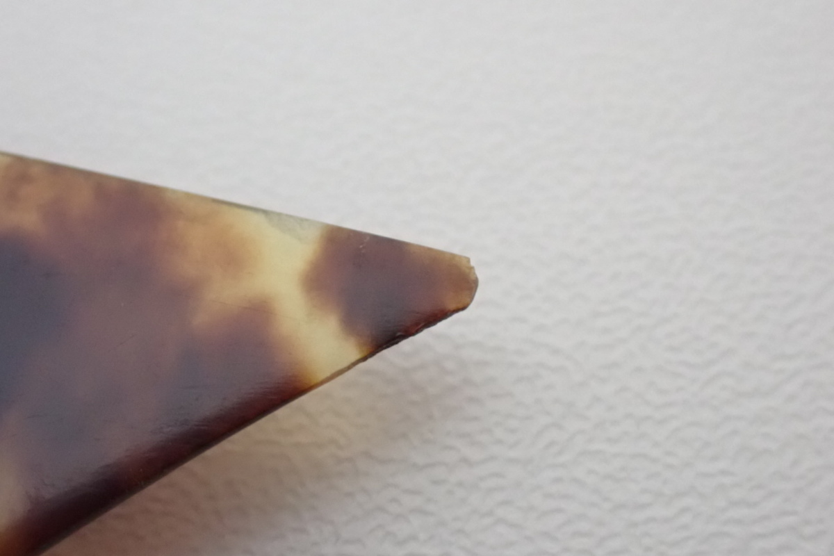 三味線 本鼈甲 撥 2本 全長19.7cm/22cm 収納ケース 楽譜入れ 小物入れ等 おまとめセット バチ 道具_5