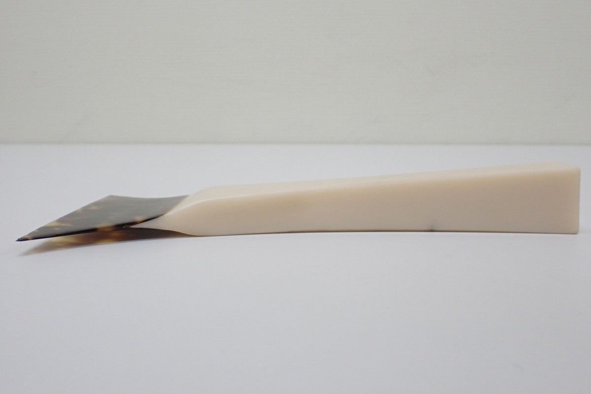 三味線 本鼈甲 撥 2本 全長19.7cm/22cm 収納ケース 楽譜入れ 小物入れ等 おまとめセット バチ 道具_8