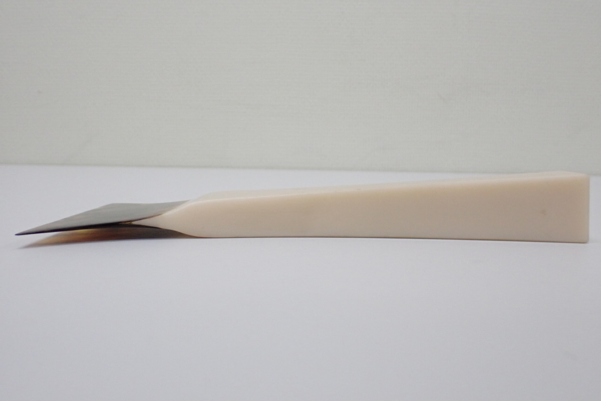 三味線 本鼈甲 撥 2本 全長19.7cm/22cm 収納ケース 楽譜入れ 小物入れ等 おまとめセット バチ 道具_9