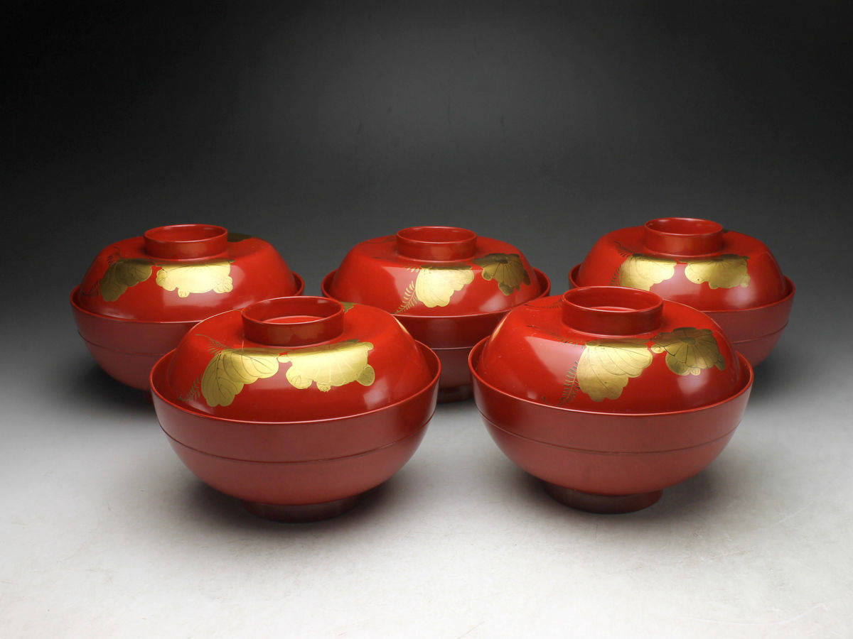 新作入荷，送料無料 【余韻】 極上本堅地 輪島塗 天然木製 金蒔絵 桐菊