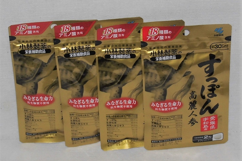格安，得価 小林製薬 栄養補助食品 すっぽん高麗人参 約30日分 60粒 &times;４(健康食品)｜売買されたオークション情報、yahooの商品情報をアーカイブ公開 - オークファン その他