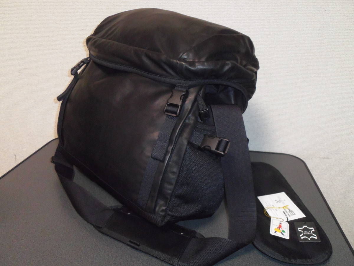 PORTER プログレス ショルダーバッグ 美品 BLK 本革 牛革 PROGRESS