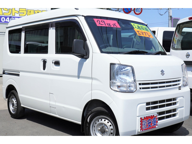 エブリイ スズキ ハイルーフ 4WD PC PC 0 4WD H29 5AGS レーダー 