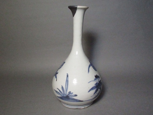 古伊万里 徳利 初期伊万里 酒器 花瓶 古美術 骨董品 染付 江戸 古道具
