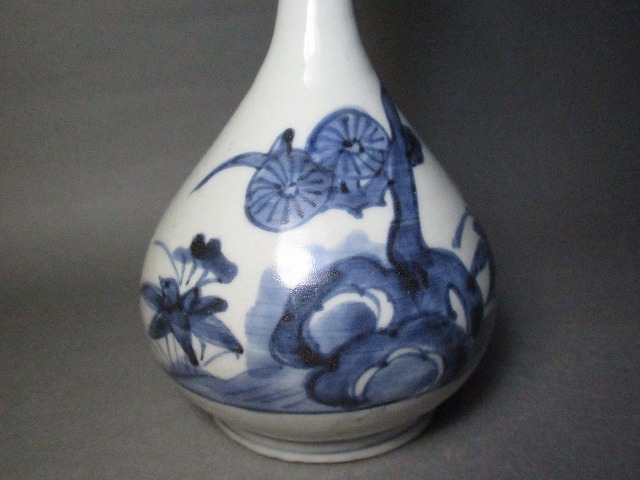 古伊万里 徳利 初期伊万里 酒器 花瓶 古美術 骨董品 染付 江戸 古道具