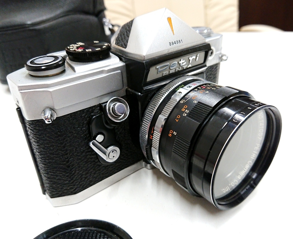 petri ペトリ PENTA 1:2 f=55㎜ 作動未確認ジャンク扱い ケース付き