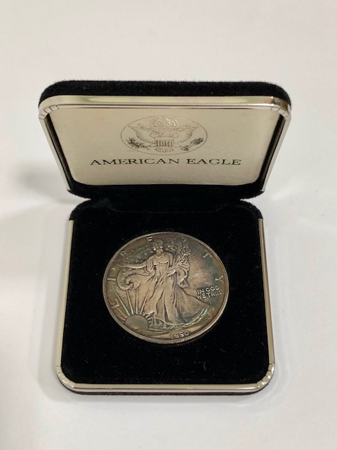 ◇◇4944◇ウォーキングリバティ コイン 1990年 アメリカ 1ドル銀貨 1