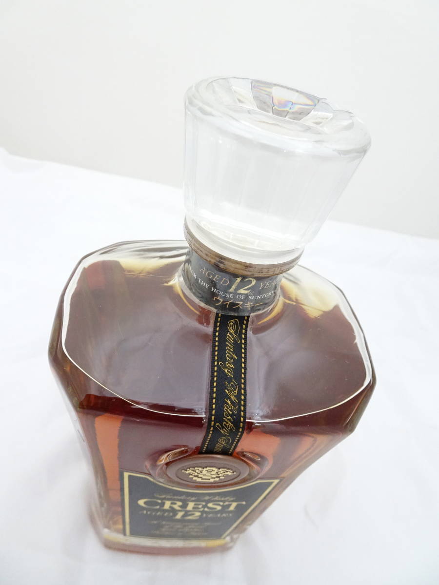 未開栓 SUNTORY サントリー ウイスキー CREST クレスト 12年 700ml 43