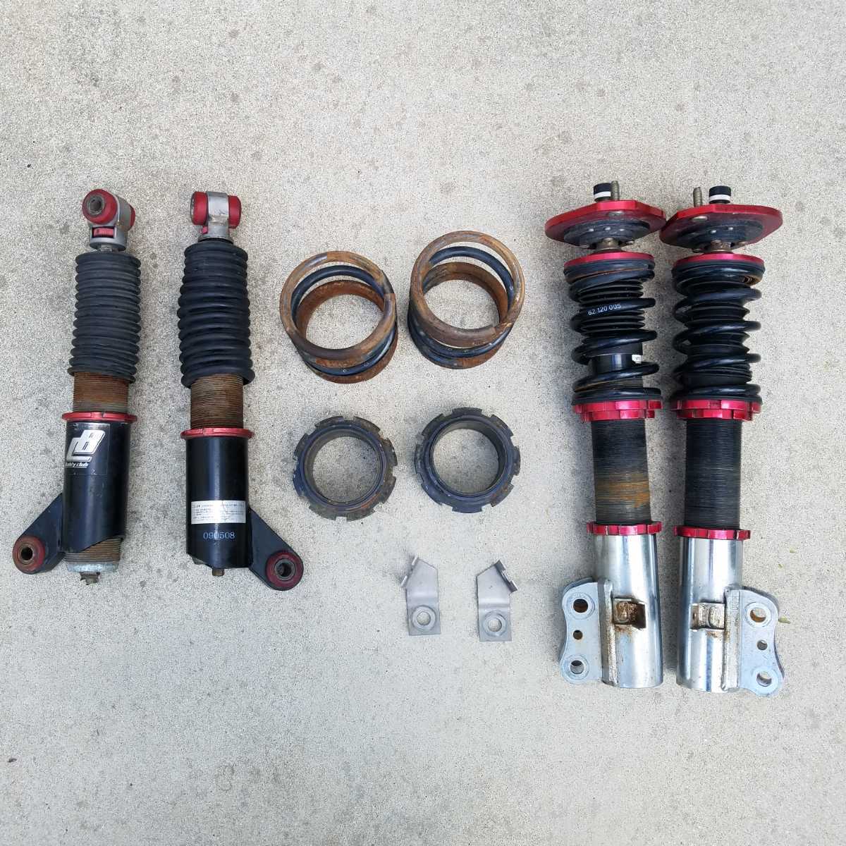 レオン 低王 バーディークラブ フルタップ 全長調整式 車高調 減衰力調整 キャンバー調整 ワゴンr スティングレー ラパン アルト パレット サスペンションキット 一式 売買されたオークション情報 Yahooの商品情報をアーカイブ公開 オークファン Aucfan Com