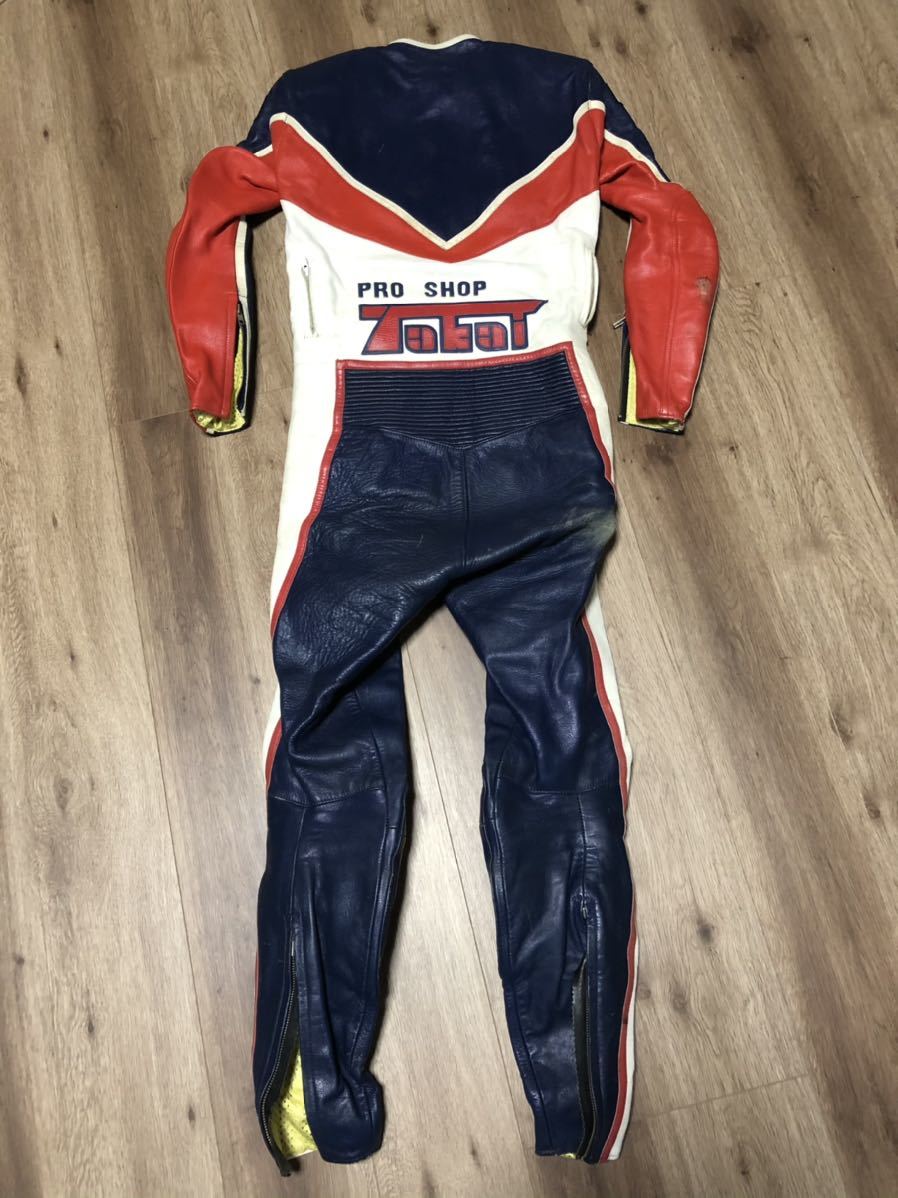 レーシングスーツ PRO タカイ レザースーツ SHOP 革ツナギ 当時物 プロ 