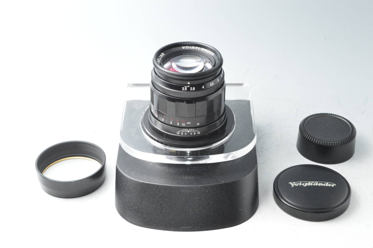 #4373 【並品】 Voigtlander フォクトレンダー COLOR-HELIAR 75mm F2.5 ブラック