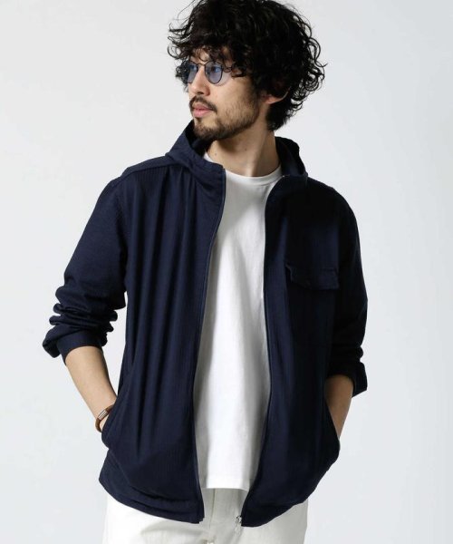 ナノユニバース 長袖 パーカー トップス