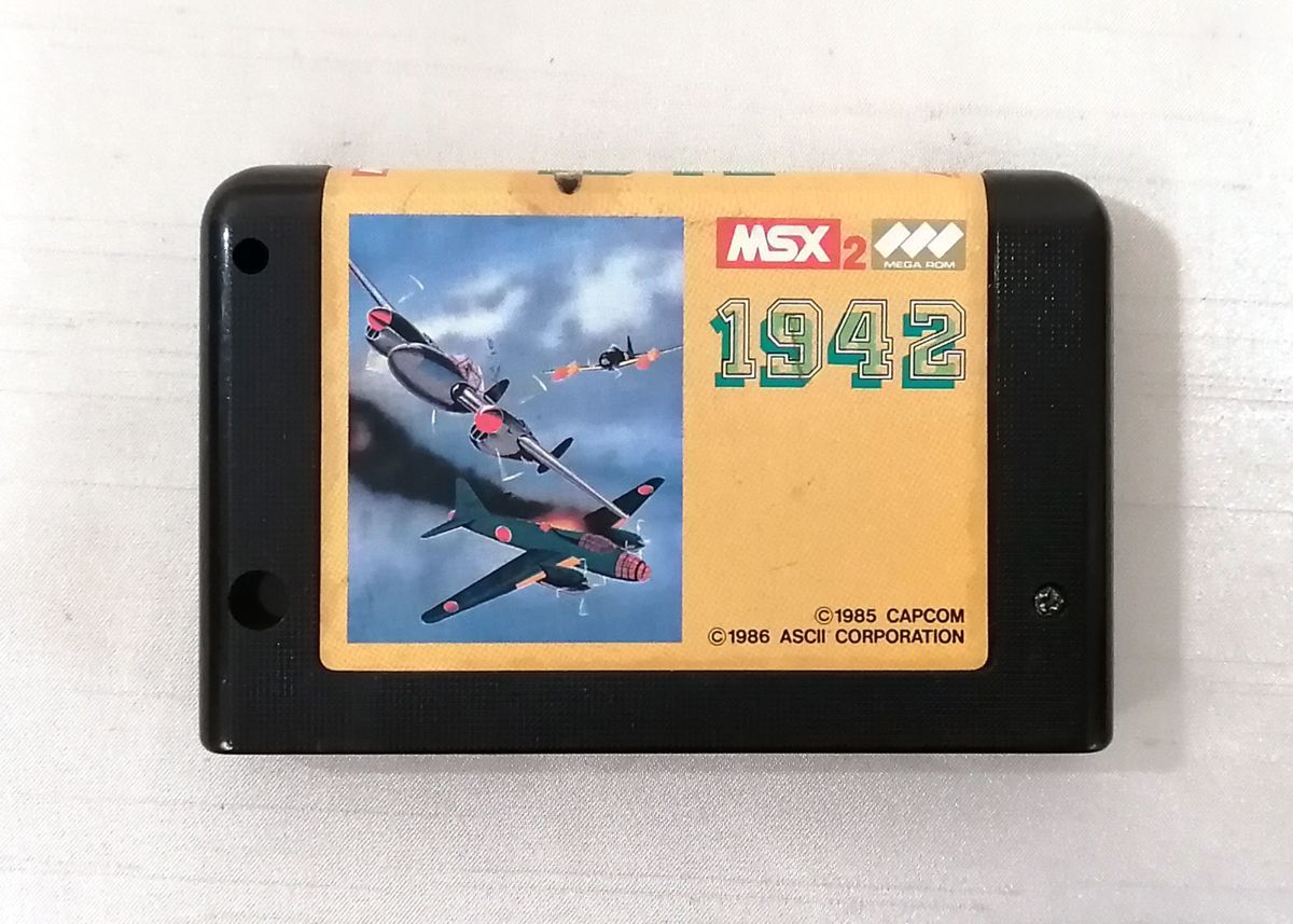 動作確認済 MSX2 1942 MEGAROM カートリッジROMソフト アスキー 