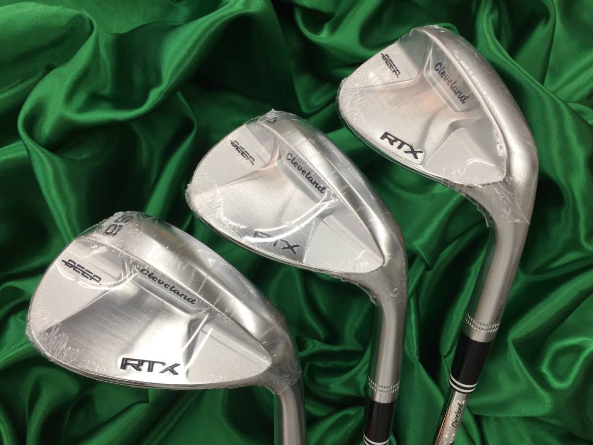 【新品】クリーブランド RTX ディープフォージド 3本セット 50度&54度&58度 ダイナミックゴールド (S200)