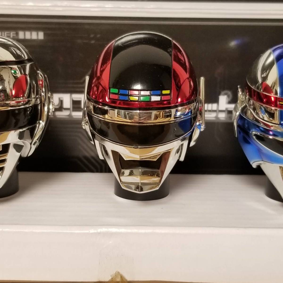 プレミアムバンダイ 宇宙刑事 マスクコレクションセット 蒸着 赤射 焼 