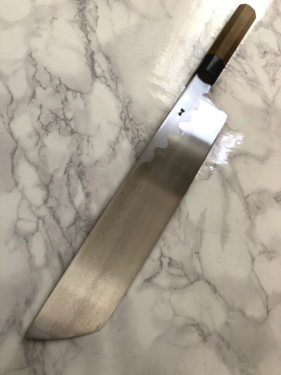 大得価，新作 鱧切り包丁 青鋼紋鍛錬 丸越刃物 尺寸 水牛朴木八角柄(刺身包丁)｜売買されたオークション情報、yahooの商品情報をアーカイブ公開 - オークファン 包丁