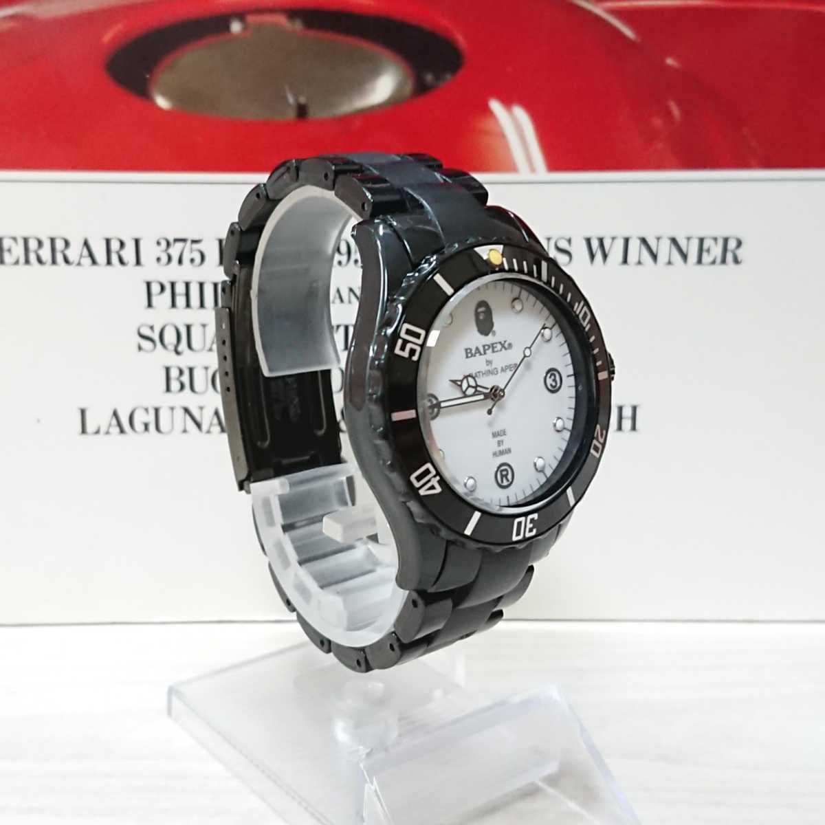 ☆美品 廃盤 ベイシング エイプ BAPEX サルマリーナ メンズ 腕時計 