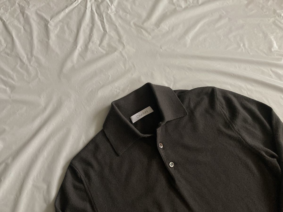 美品 Cruciani クルチアーニ ニット ポロネック ウール 