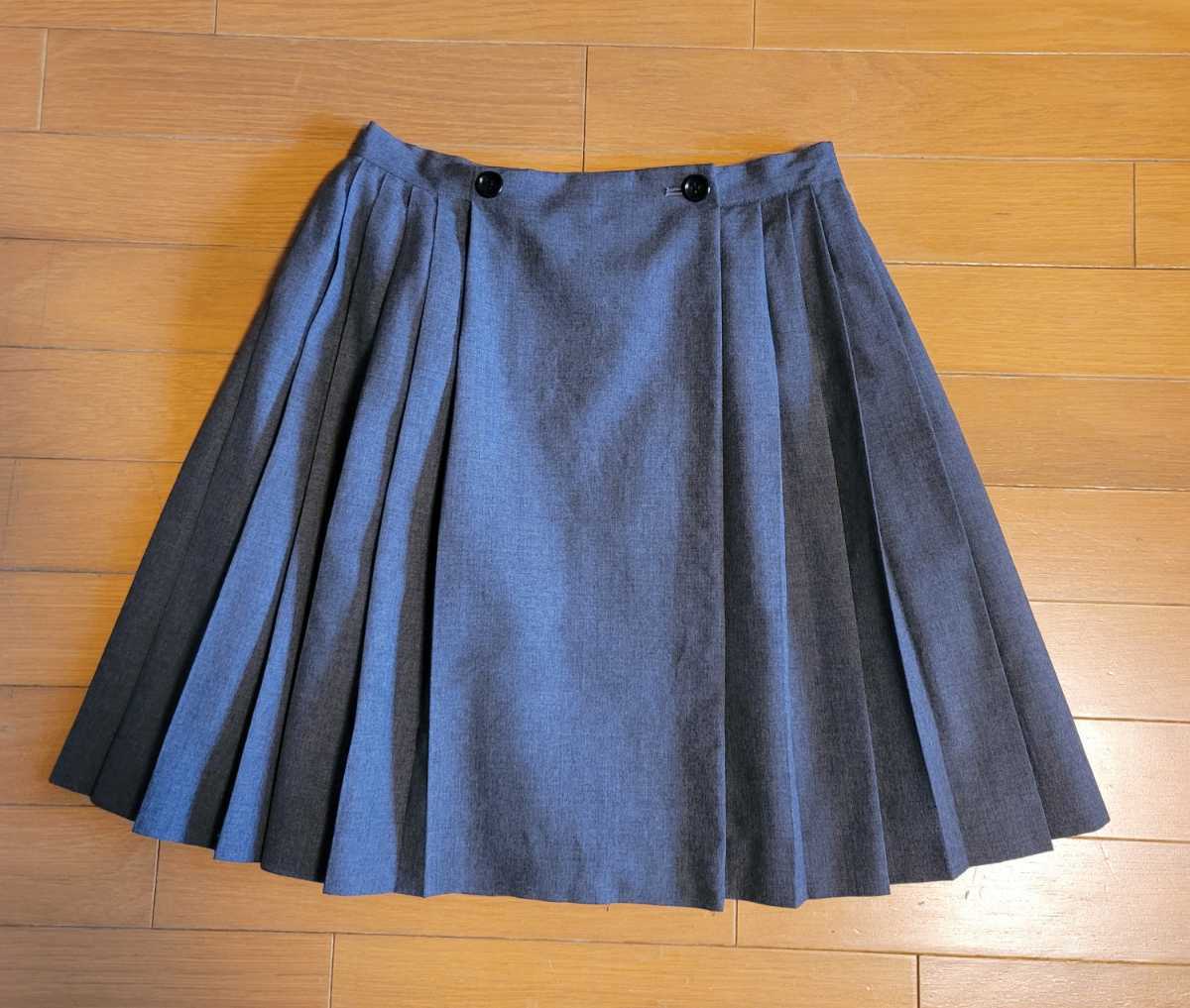 送料無料！安心の日本製！ 巻きスカート グレー イーストボーイ  