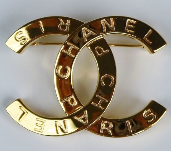 CHANEL COCOロゴブローチ Chanel Coco Mark Gold Logo Brooch B20A Pin | eBay