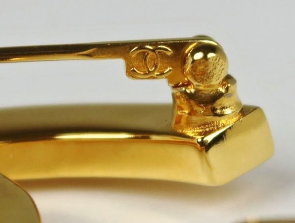 Chanel Coco Mark Gold Logo Brooch B20A Pin | eBay