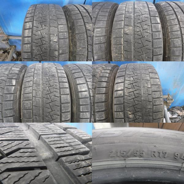 送料無料●7分山 4本 16年 ピレリ 215/55R17 ICE ASIMME 17インチ●30426 215&frasl;55R17 ICE 98H PIRELLI（ピレリ） WINTER 価格.com