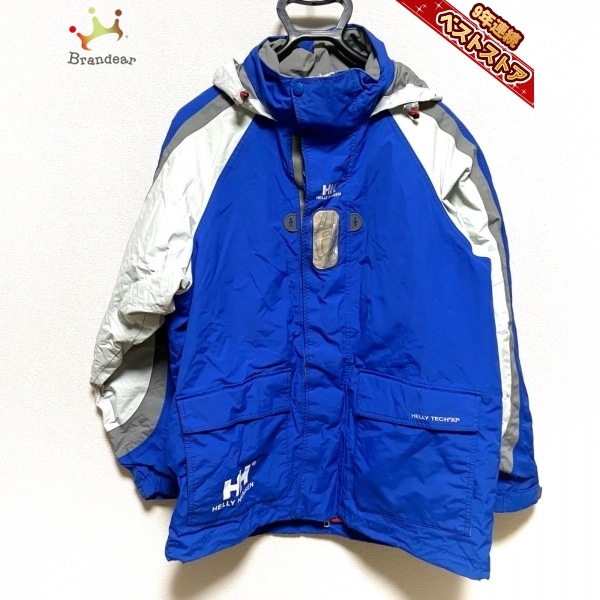 ヘリーハンセン HELLY HANSEN サイズM - ネイビー×ライトグレー 
