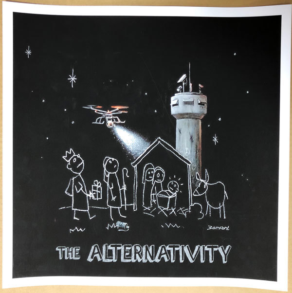 banksy The Walled Off Hotel バンクシー ポスター