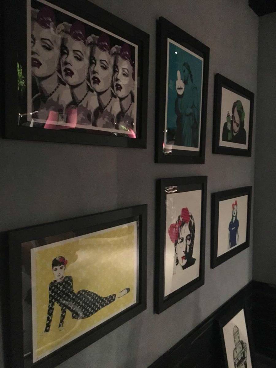 額付☆DEATH NYC LVPOP☆ not kaws dolk banksy ポスター☆2017☆ NYC