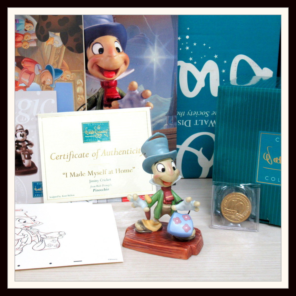 ディズニー Wdcc Pinocchio ピノキオ ジミニー クリケット I Made Myself A Home フィギュア 80 ディズニー 売買されたオークション情報 Yahooの商品情報をアーカイブ公開 オークファン Aucfan Com