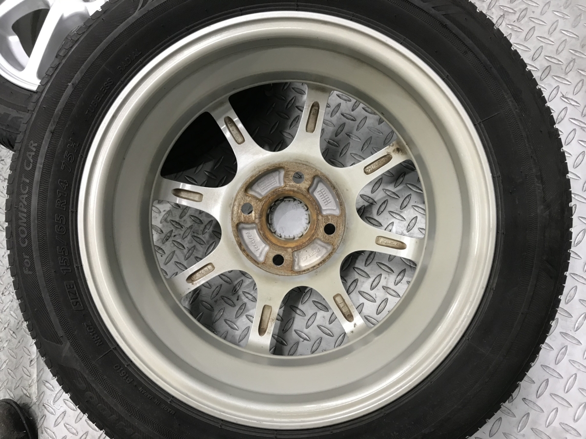 ☆LA300S ダイハツ ミライース 純正 8本スポーク 14インチ アルミ 