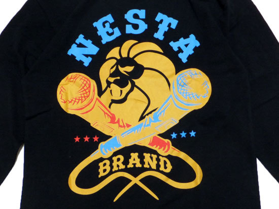 【送料無料】新品NESTA BRAND 長袖Tシャツ ネスタブランド正規品008 Mサイズ ロンT レゲエ ヒップホップ ダンス ストリート系 ライオン