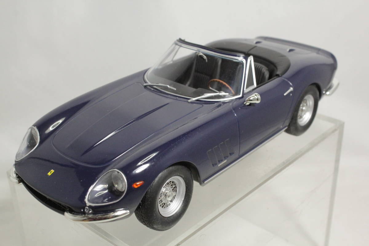 KK 1/18 フェラーリ 275GTB/4 NART スパイダー 1967年 ダークブルー