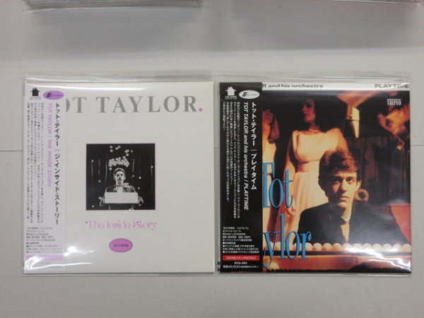 丸3｜未使用！★2CD/2枚セット/紙ジャケット★TOT TAYLOR（トット・テイラー）｜（w/OBI）「プレイタイム　ほか」