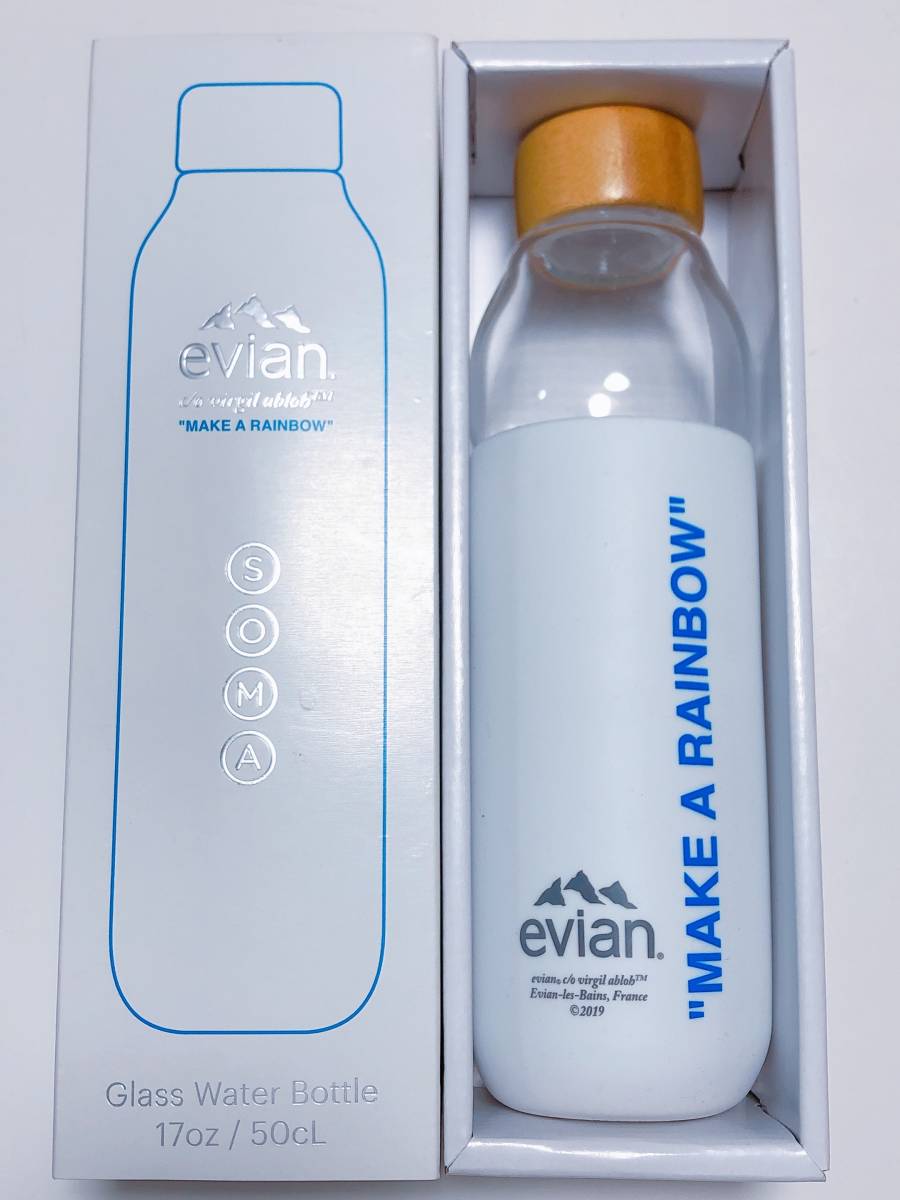 evian c/o virgil abloh SOMA ガラスボトル 新品 ECモール