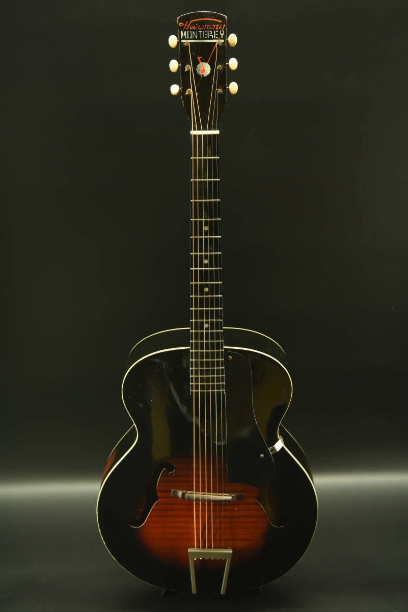 ○オール単板　PU付き　ハーモニー　Harmony H950 Monterey 　モンタレ―　アーチトップ　ビンテージ　1960's　全単板○_1