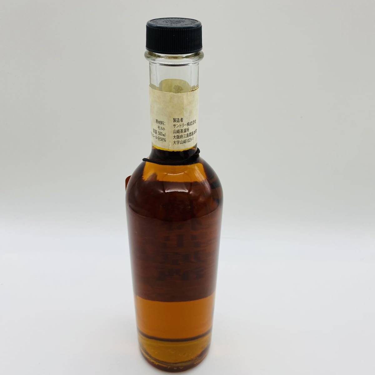 山崎蒸溜所謹製 サントリー ピュアモルトウィスキー 樽出原酒 500ml 58