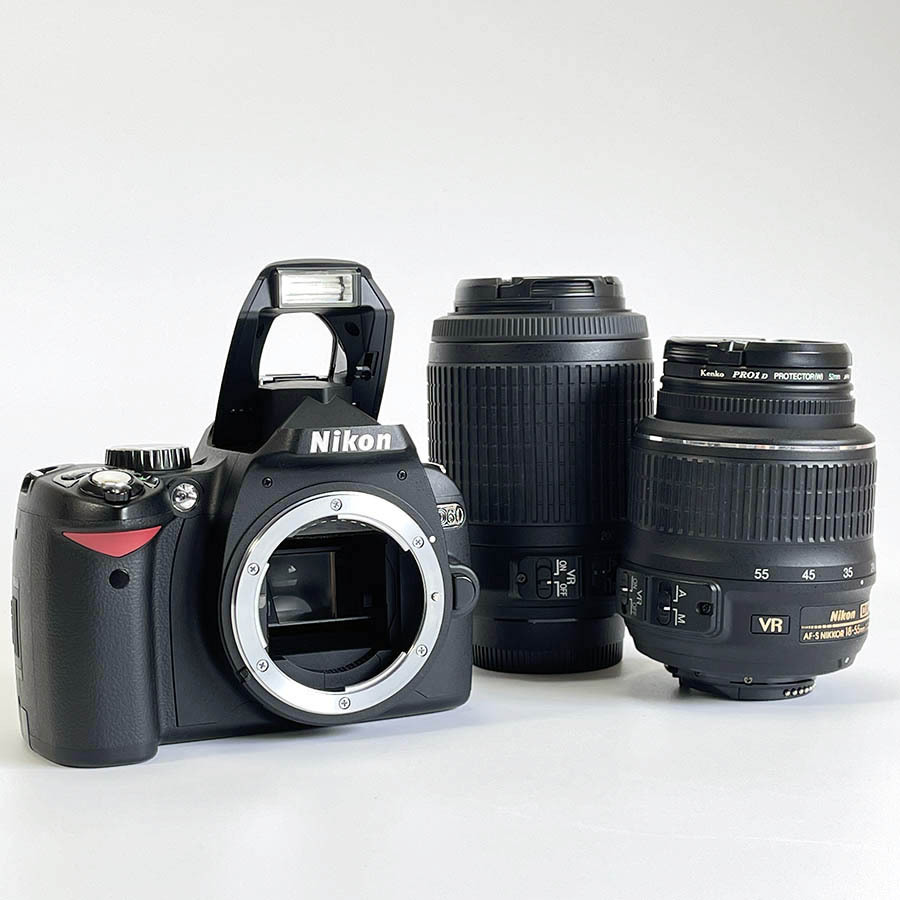 Nikon D60ダブルズームキット 一眼レフ 本体 ニコン D60 ダブルズーム