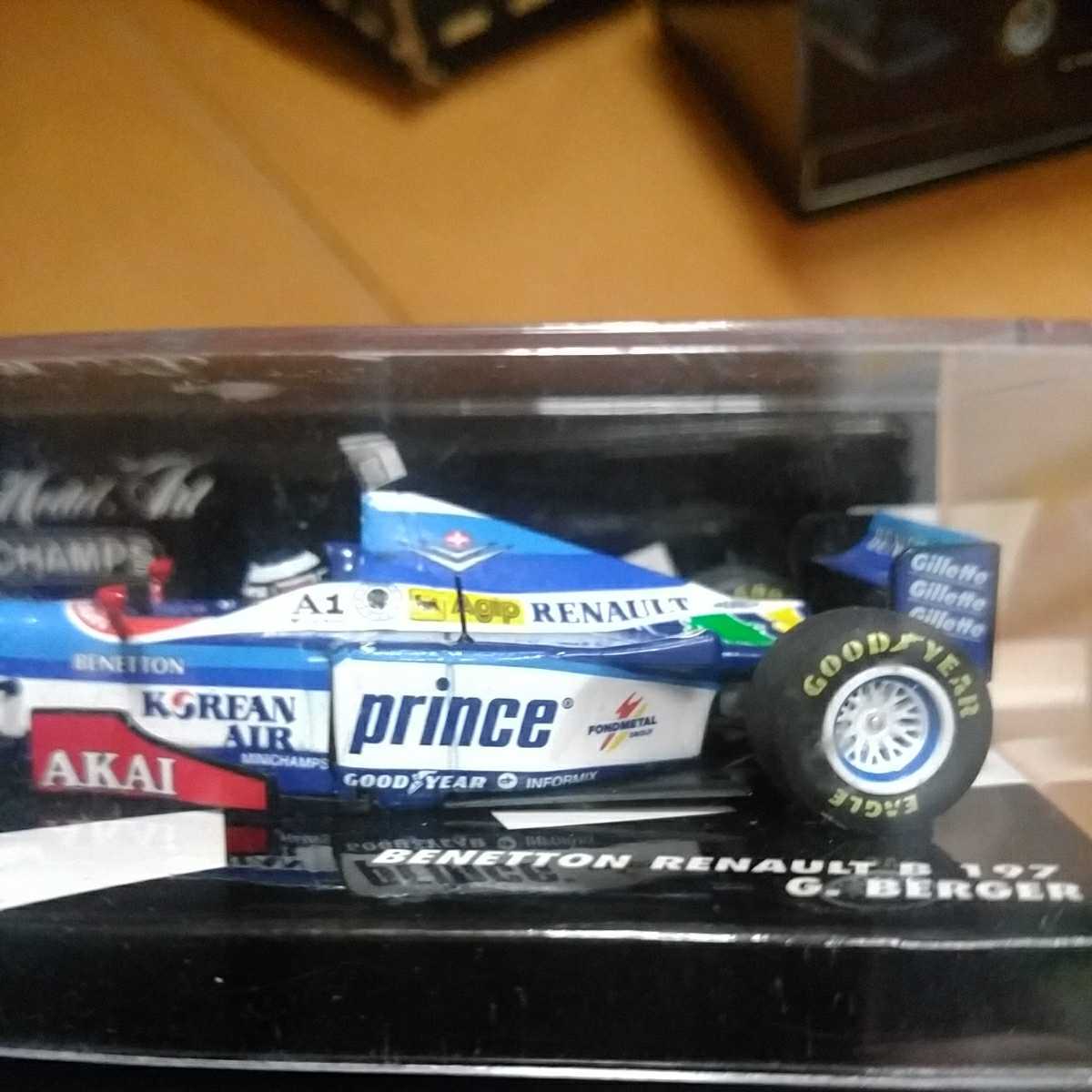 1⁄43 B197 ベネトン 0 | ミニチャンプス BENETTON ルノー ベルガー GP