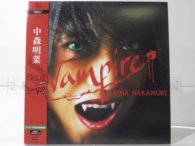 中森明菜 Belie + Vampire 完全生産限定クリスマス盤[UHQCD] 完全生産限定クリスマス盤】中森明菜「Vampire + Belie」UHQ-CD・LP