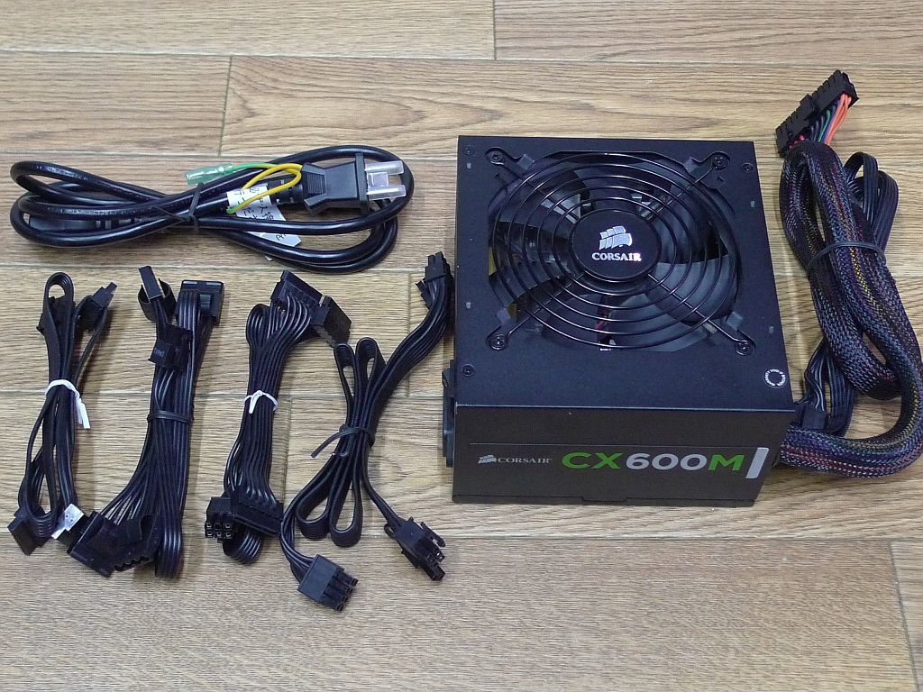 コルセア CORSAIR CX600M 80PLUS BRONZE プラグイン 600W ATX電源 CP-9020060-JP