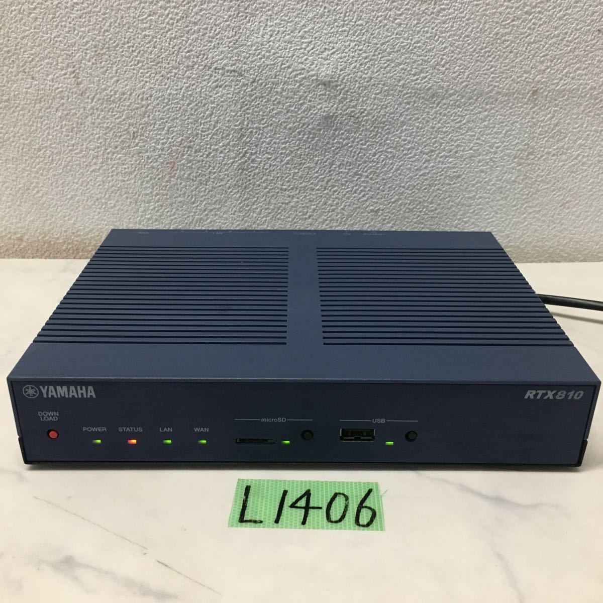 SALE，限定SALE L1406 YAMAHA RTX810 ギガアクセス VPNルーター 通電確認済み 送料520円(ルーター)｜売買されたオークション情報、yahooの商品情報をアーカイブ公開 - オークファン ルーター