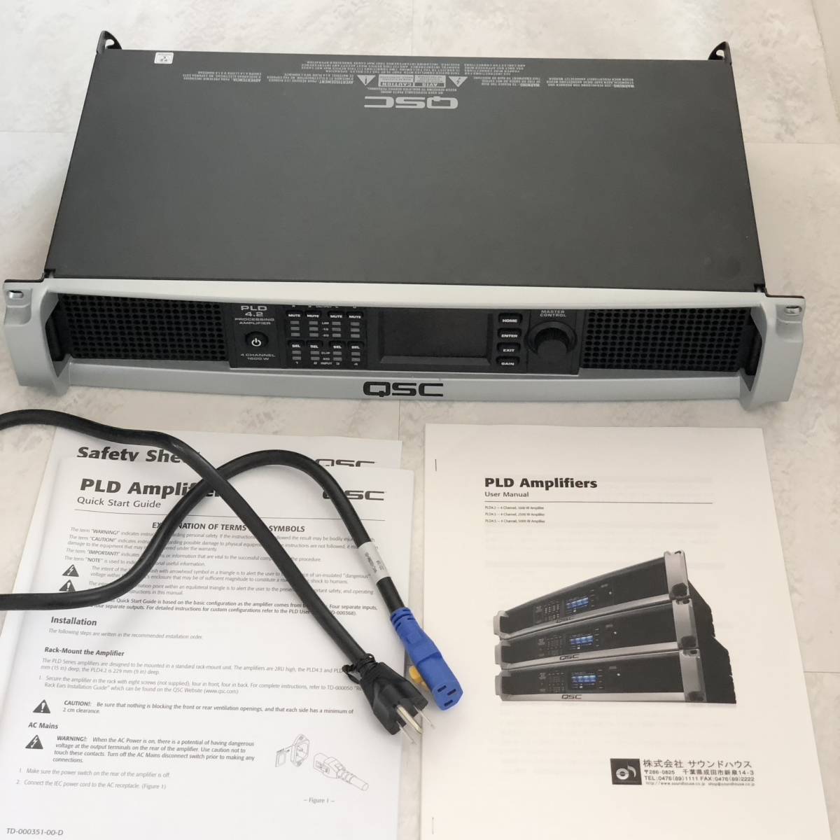 QSC PLD4.2 - Yahoo!オークション Amplifier 「qsc pld4.2」楽器、器材