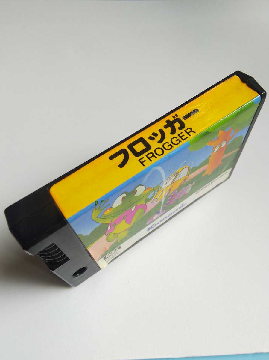 Konami MSX フロッガー FROGGER ゲームソフト