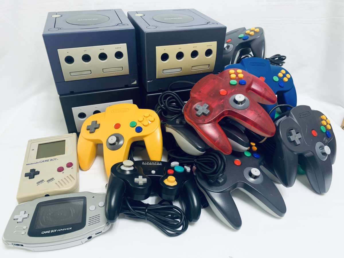 【限定セール，人気】 任天堂 NINTENDO ゲームキューブ GAMECUBE ロクヨン 64 ゲームボーイ アドバンス 初代 シルバー 本体 コントローラー クリアレッド まとめ(アクセサリ、周辺機器)｜売買されたオークション情報、y アクセサリ、周辺機器
